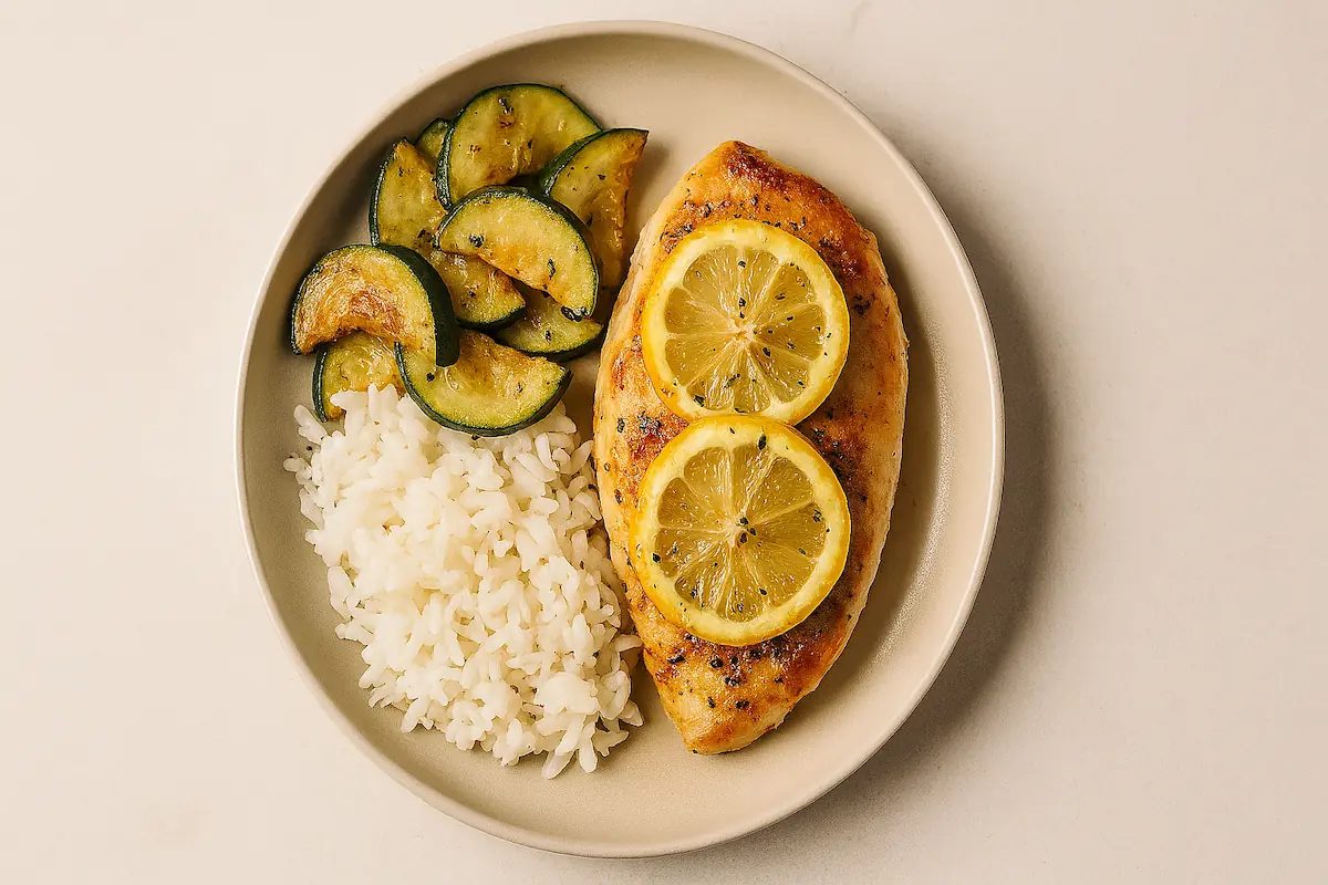 Recetas Dieta Sibo: Pollo al limón con arroz